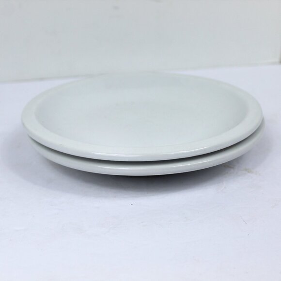 Pottery Barn DU JOUR CAFEWARE WHITE Salad Plate 7 3/4" Lot of 2 Restaurant Ware - Picture 3 of 6